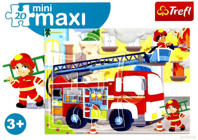 TREFL 20 el. miniMaxi - Wóż strażacki 4 [PUZZLE]
