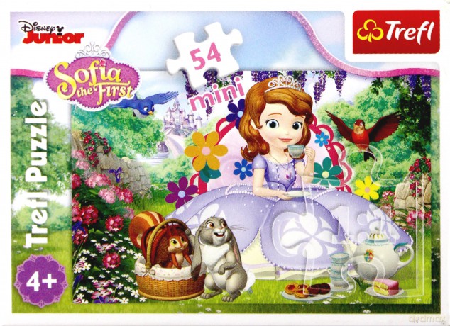 TREFL 54 el. mini Magiczny świat księżniczki 3 [PUZZLE]