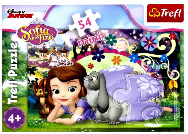 TREFL 54 el. mini Magiczny świat księżniczki 4 [PUZZLE]