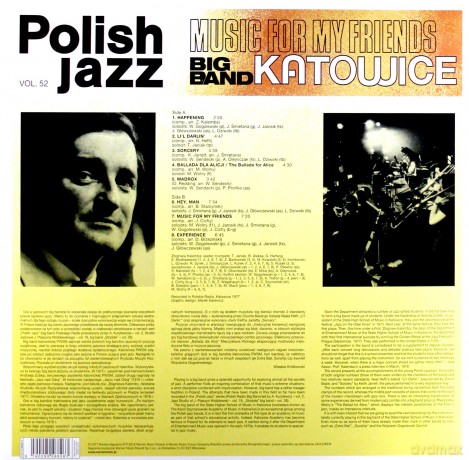 Big Band Katowice: Music For My Friends (Polish Jazz vol. 52) [Winyl]
