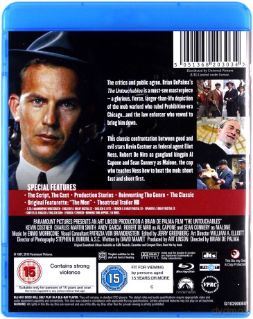 The Untouchables (Nietykalni) [Blu-Ray]