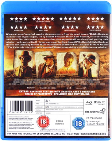 Bone Tomahawk [Blu-Ray]