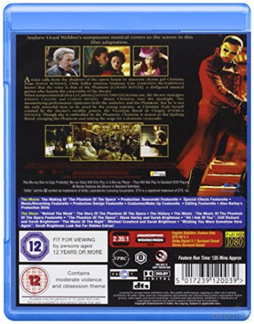The Phantom of the Opera (Upiór w Operze) [Blu-Ray]