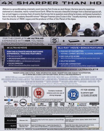 Oblivion (Niepamięć) [Blu-Ray 4]+[Blu-Ray]