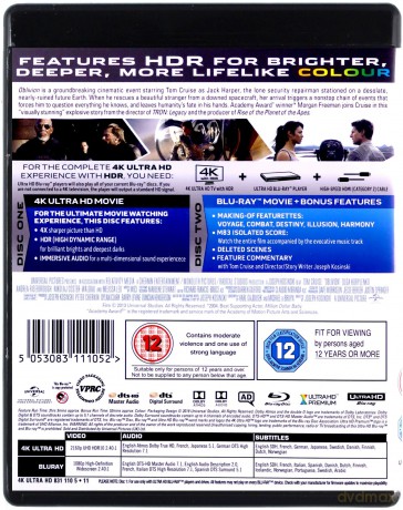Oblivion (Niepamięć) [Blu-Ray 4]+[Blu-Ray]