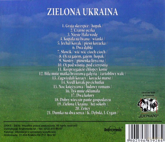 Teatr Zwierciadło: Zielona Ukraina [CD]