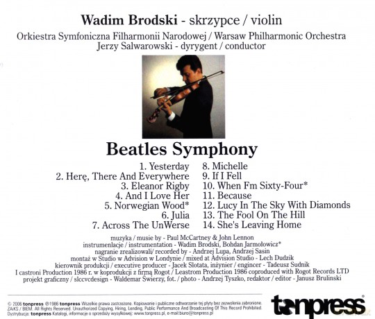 Wadim Brodski: Beatles Symhony [CD]