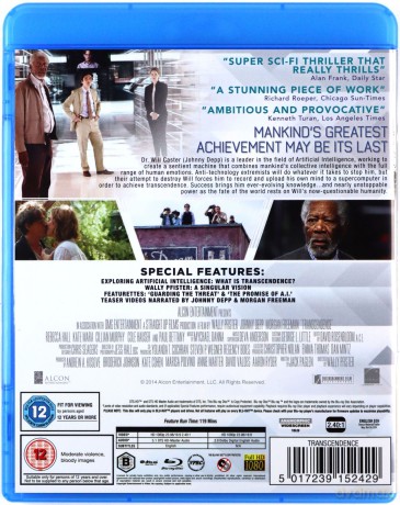 Transcendence (Transcendencja) [Blu-Ray]