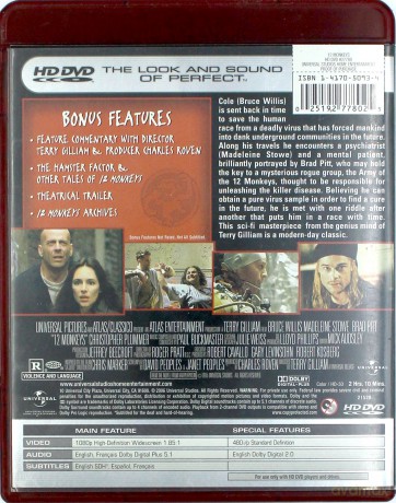 12 Małp( EN) [HD-DVD]
