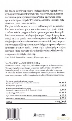 Miasto w działaniu. Warszawska spółdzielnia mieszkaniowa - dobro wspólne w epoce nowoczesnej - Magdalena Matysek-Imielińska [KSIĄŻKA]