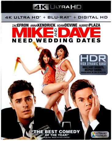 Mike & Dave Need Wedding Dates (Randka na weselu) [Blu-Ray 4K]+[Blu-Ray]