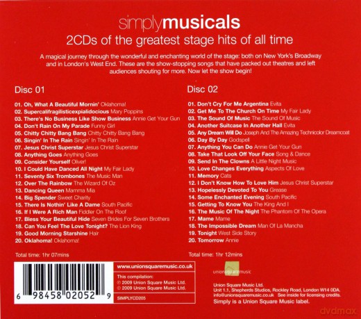 Various Artists: Simply Musicals [2CD]