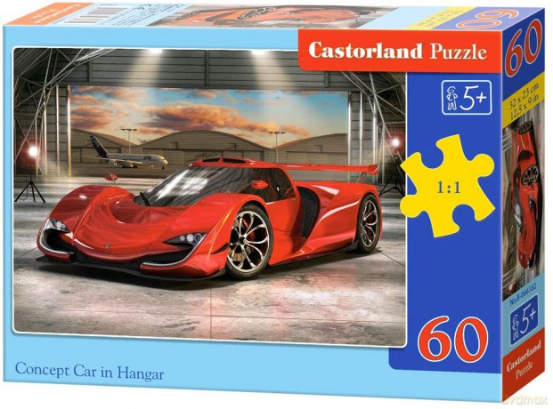 CASTORLAND 60 el. Auto koncepcyjne w hangarze [PUZZLE]
