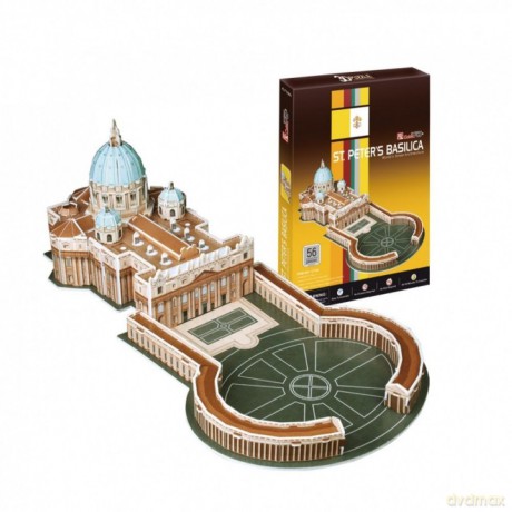 CUBICFUN 3D Bazylika Św.Piotra 56 el. [PUZZLE]