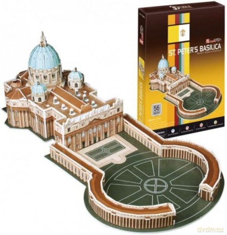 CUBICFUN 3D Bazylika Św.Piotra 56 el. [PUZZLE]
