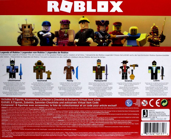 Figurki Roblox 6 figurek - Legendy Roblox [FIGURKA]