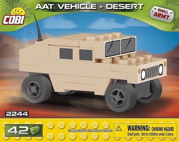 Mała Armia 42 el. NATO AAT Vehicle Desert Nano [KLOCKI]