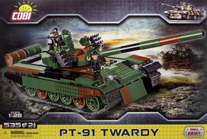 Mała Armia 535 el. PT-91 Twardy- Polski czołg podstawowy [KLOCKI]