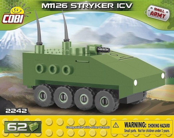 Mała Armia 62 el. M1126 Stryker ICV Nan [KLOCKI]
