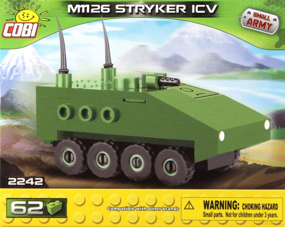 Mała Armia 62 el. M1126 Stryker ICV Nan [KLOCKI]