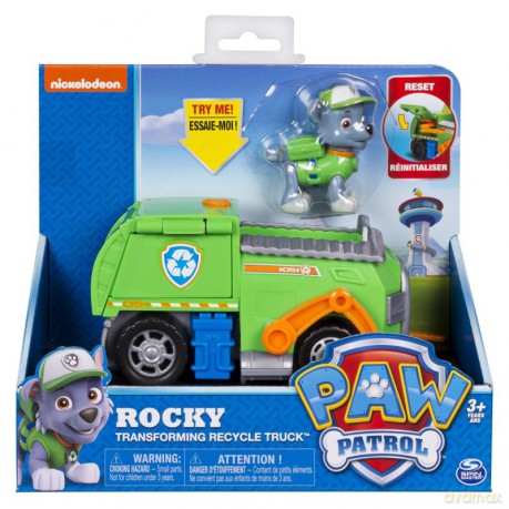 Pojazd z figurką Psi Patrol, Rocky [FIGURKA]