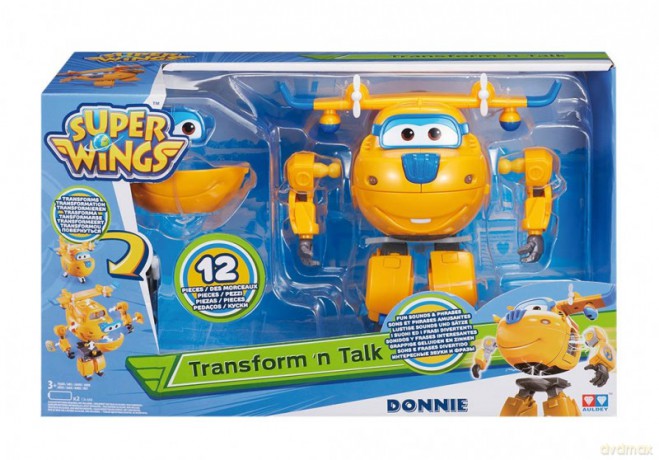 Samolot robot Super Wings z dźwiękami - Donnie [FIGURKA]