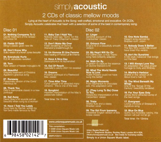 Various Artists: Simply Acoustic [2CD]