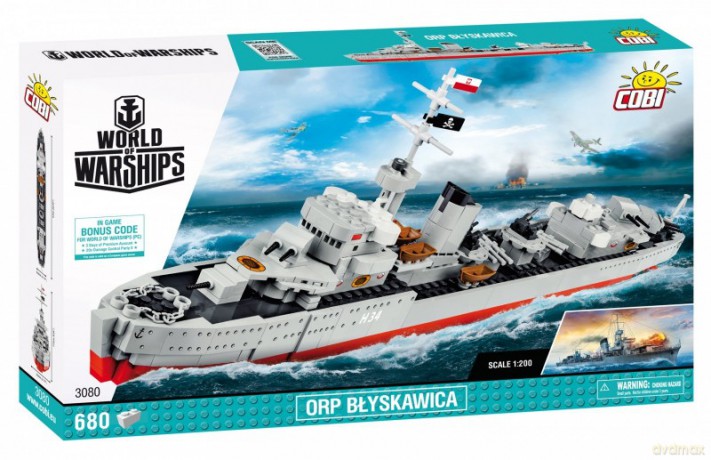 World Warships 680 el. - ORP Błyskawica [KLOCKI]