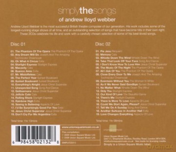 Simply The Songs Of Andrew Lloyd Webber [2CD]
