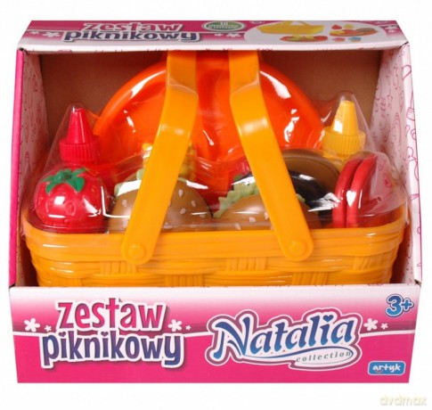 Zestaw piknikowy Natalia żółty