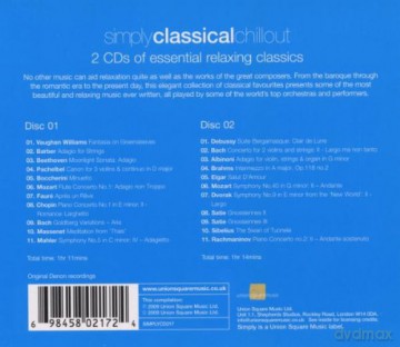 Various Artists: Simply Classical Chillout [2CD]