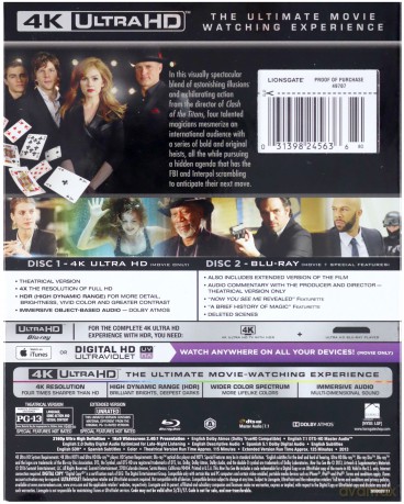 Now You See Me (Iluzja) [Blu-Ray 4K]+[Blu-Ray]