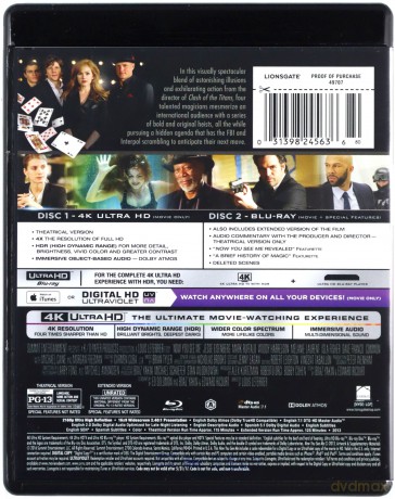 Now You See Me (Iluzja) [Blu-Ray 4K]+[Blu-Ray]