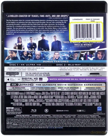 Now You See Me 2 (Iluzja 2) [Blu-Ray 4K]+[Blu-Ray]