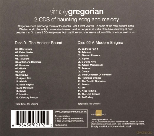 Simply Gregorian [2CD]