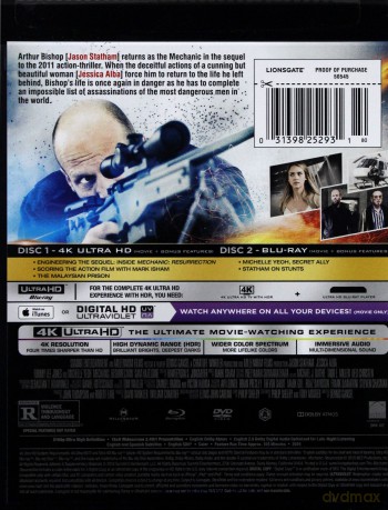 Mechanic Resurrection (Mechanik: Konfrontacja) [Blu-Ray 4K]+[Blu-Ray]