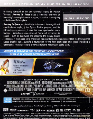 IMAX: Journey to Space [Blu-Ray 4K]+[Blu-Ray]