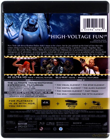 The Fifth Element (Piąty Element) [Blu-Ray 4K]+[Blu-Ray]