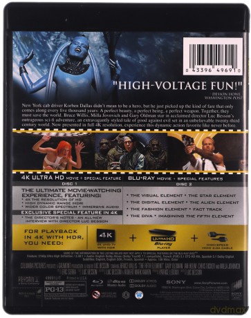 The Fifth Element (Piąty Element) [Blu-Ray 4K]+[Blu-Ray]