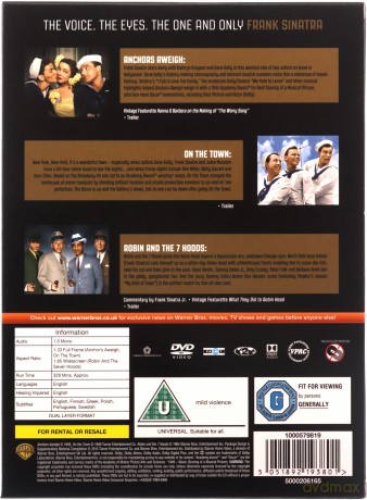 Kotwica w Górę / Na przepustce / Robin i 7 gangsterów (100th Anniversary) [3DVD]