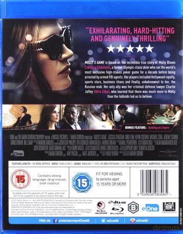 Molly's Game (Gra o Wszystko) [Blu-Ray]