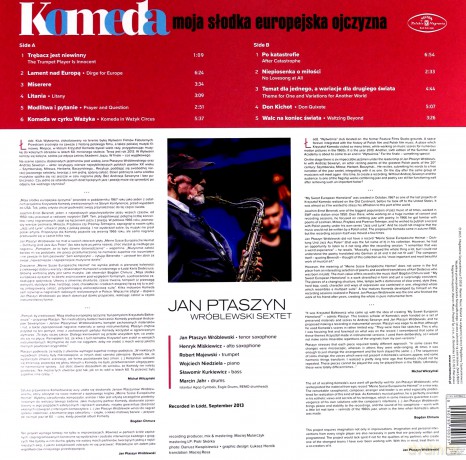 Jan Ptaszyn Wróblewski Sextet: Moja Slodka Europejska Ojczyzna (Polish Jazz vol. 80) [Winyl]