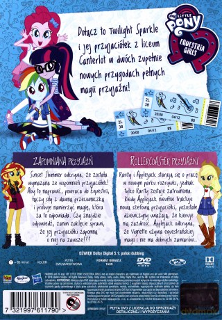 My Little Pony Equestria Girls: Zapomniana przyjaźń, Rollearcoaster przyjaźni [DVD]