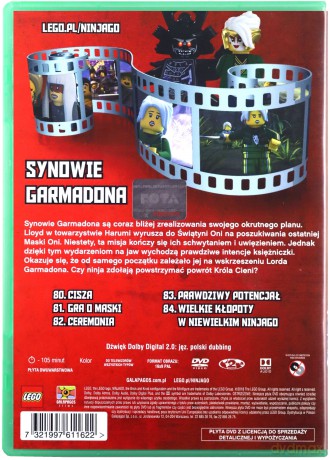 LEGO Ninjago Synowie Garmadona część 2 (odcinki 80-84) [DVD]