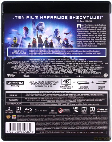 Player One [Blu-Ray 4K]+[Blu-Ray]