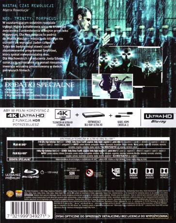 Matrix rewolucje [Blu-Ray 4K]+[2xBlu-Ray]