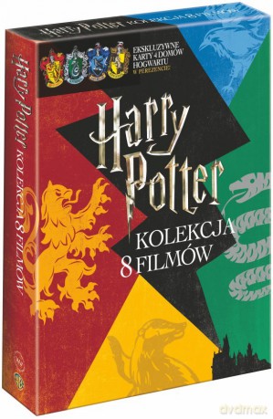 Harry Potter. Pełna Kolekcja 8 Filmów (Edycja Specjalna z kartami) [BOX] [8DVD]