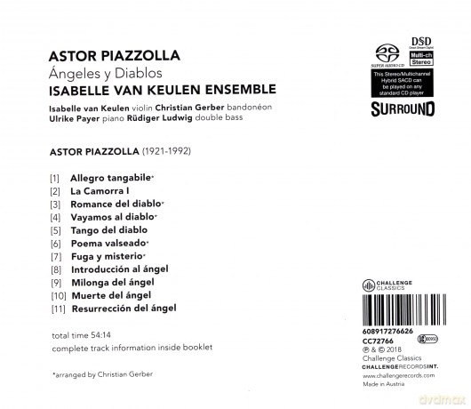 Isabelle van Keulen Ensemble: Astor Piazzolla: Angeles y Diablos [SACD]