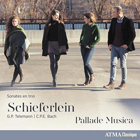 Pallade Musica: Schieferlein, Telemann, C.P.E.Bach: Trio Sonatas [CD]
