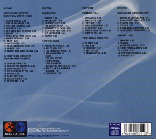 Modern Jazz Quartet: Eight Classic Albums (digipack) [4CD]